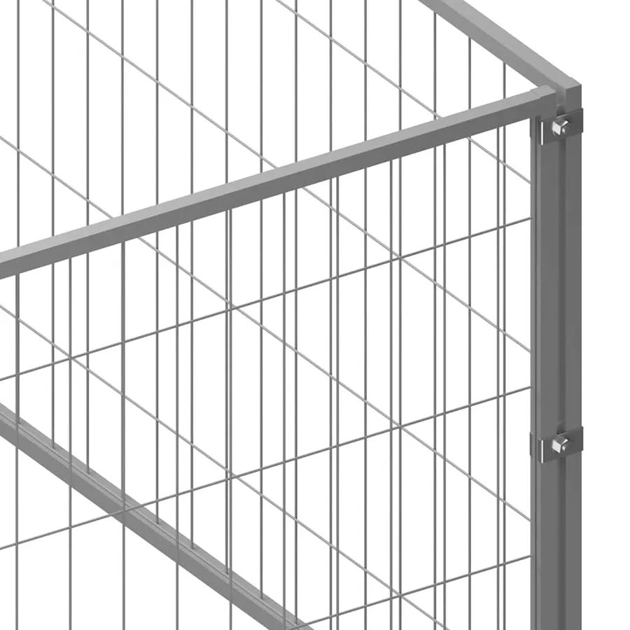 Chenil Argenté 81 m² Acier - 6
