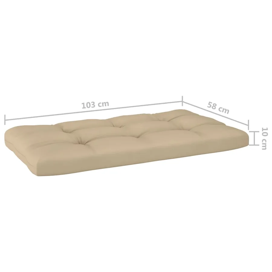 Canapé d'angle palette de jardin Bois de pin imprégné de blanc - 5