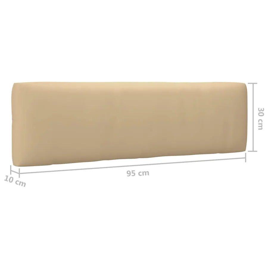 Canapé d'angle palette de jardin Bois de pin imprégné de blanc - 6