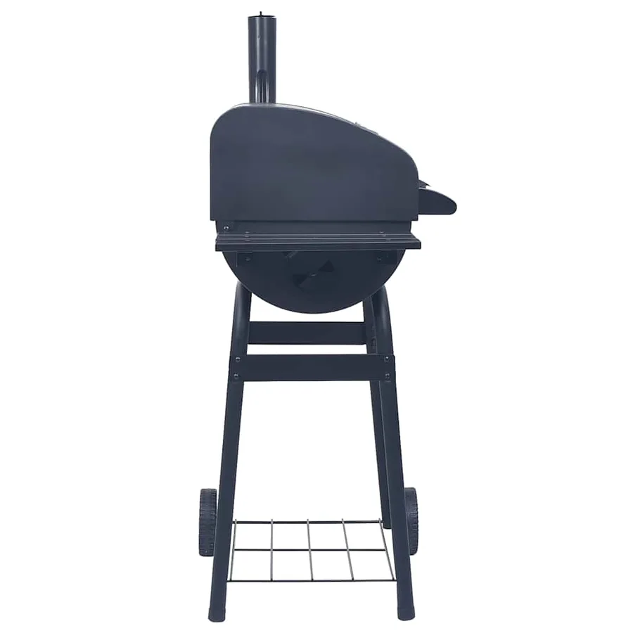 Gril barbecue au charbon avec étagère inférieure Noir - 3