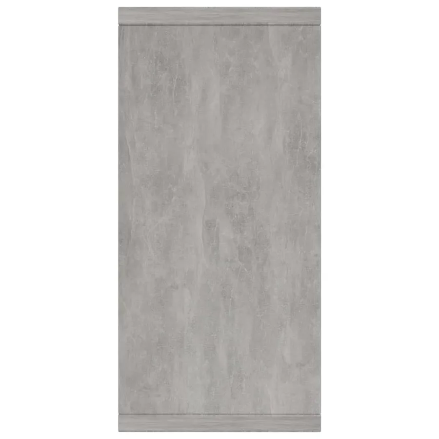 Buffet Gris béton 88x30x65 cm Bois d'ingénierie - 5