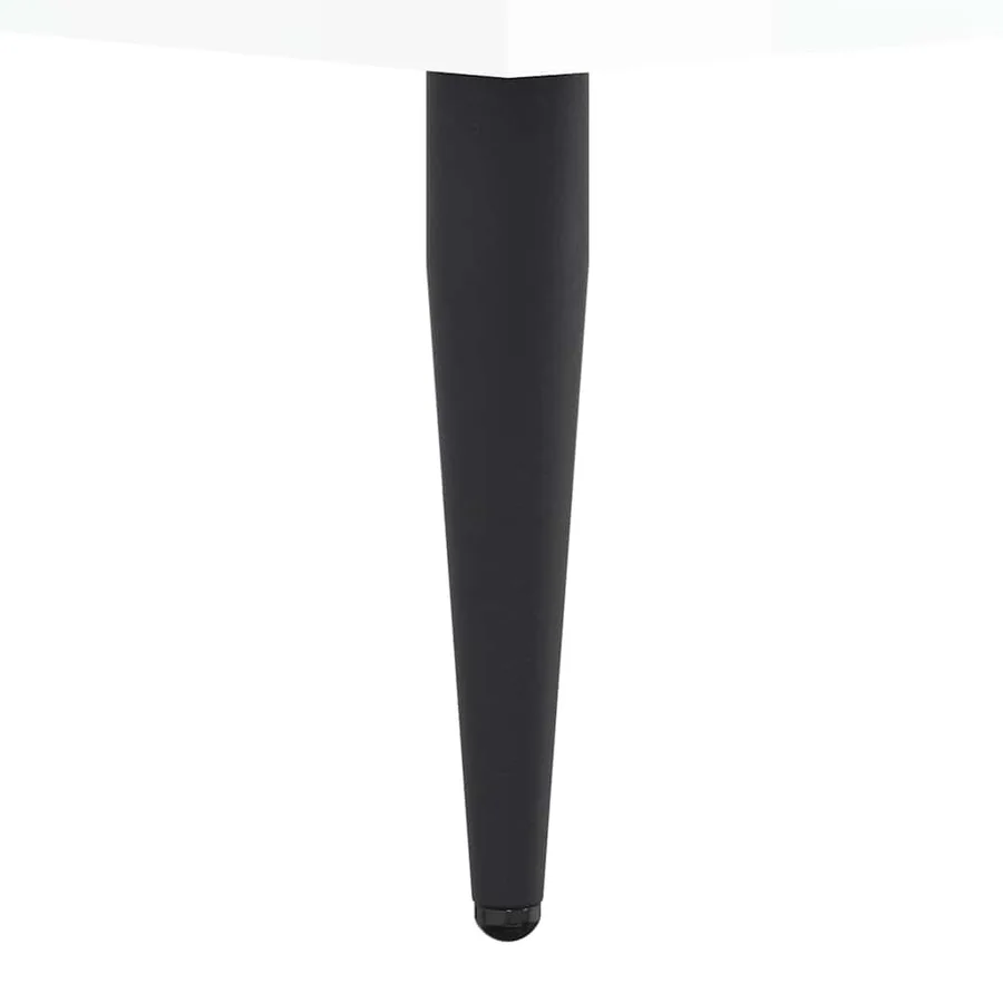 Cadre de lit sans matelas blanc brillant 90x190 cm - 8