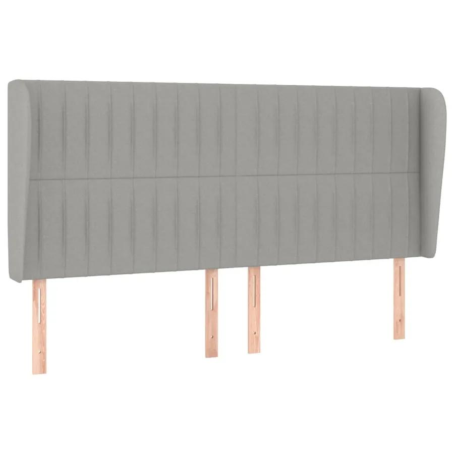 Sommier à lattes de lit avec matelas Gris clair 200x200cm Tissu - 6