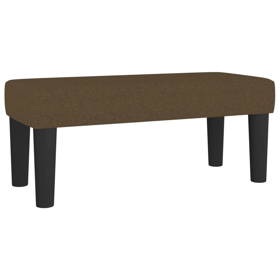 Sommier à lattes de lit avec matelas Marron foncé 100x200 cm - 7