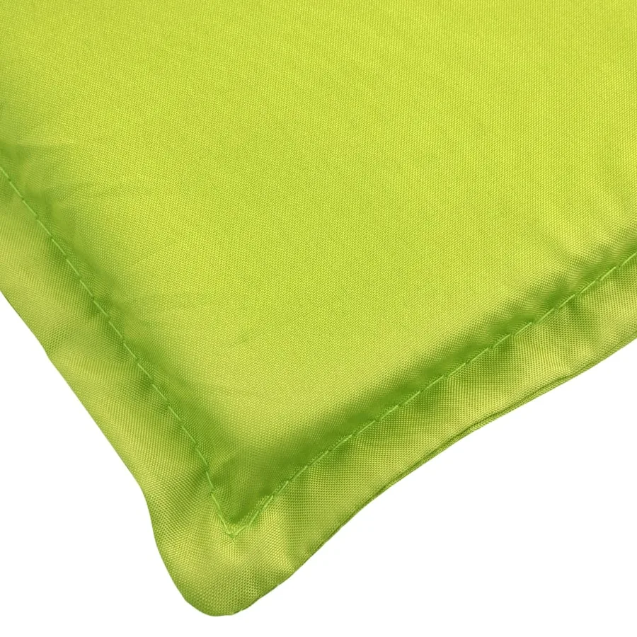 Coussin de chaise longue vert vif 200x70x3 cm tissu oxford - 6