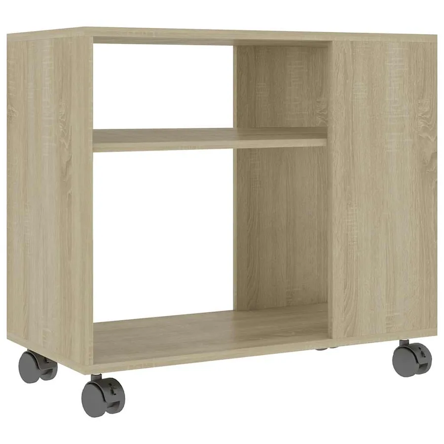 Table d'appoint Chêne sonoma 70x35x55 cm Bois d'ingénierie - 2