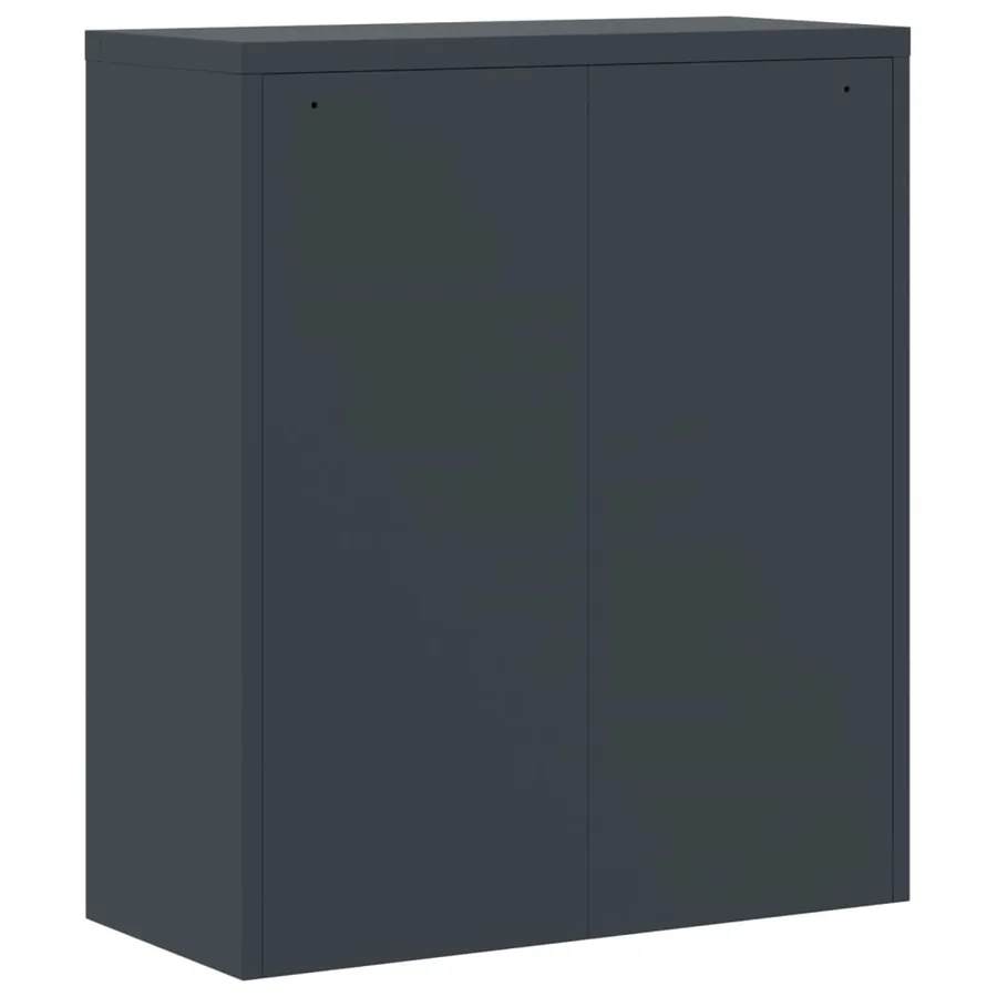 Classeur anthracite 90x40x145 cm acier - 10