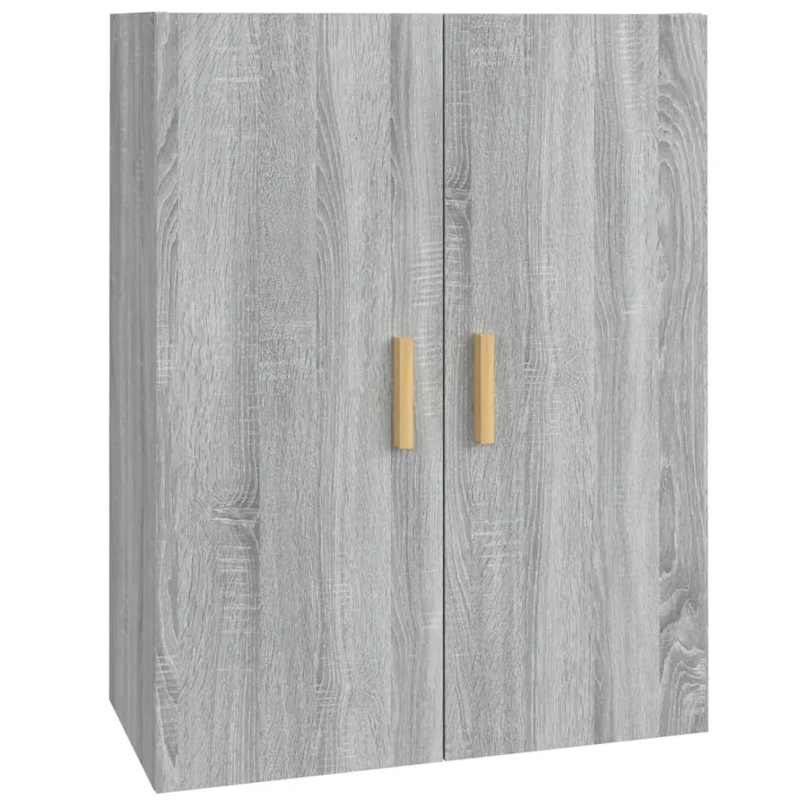 Armoire murale suspendue Sonoma gris 69,5x34x90 cm - 2