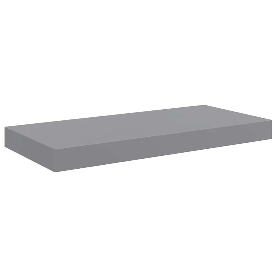 Étagères murales flottantes 4 pcs gris 50x23,5x3,8 cm MDF - 6