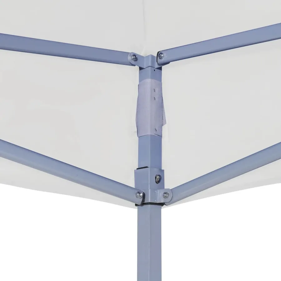 Tente réception pliable professionnelle 2x2 m Acier Blanc - 3