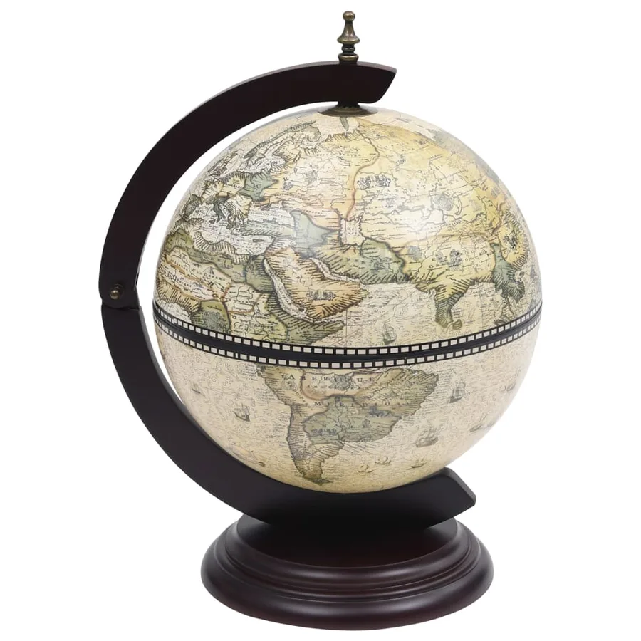 Support de vin globe de dessus de table Bois d'eucalyptus Vert - 2