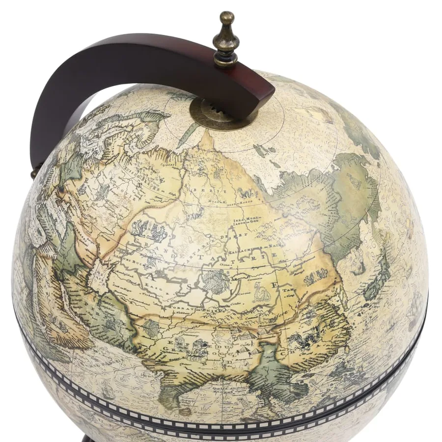 Support de vin globe de dessus de table Bois d'eucalyptus Vert - 5