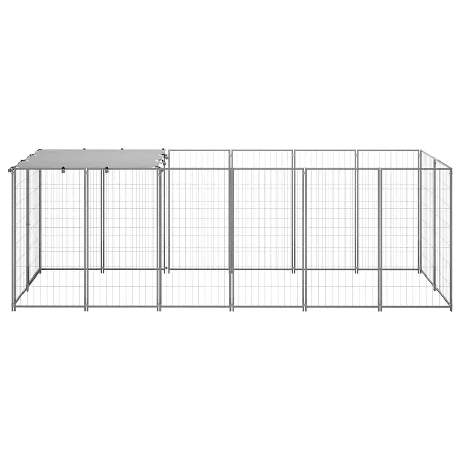 Chenil Argenté 330x110x110 cm Acier - 4
