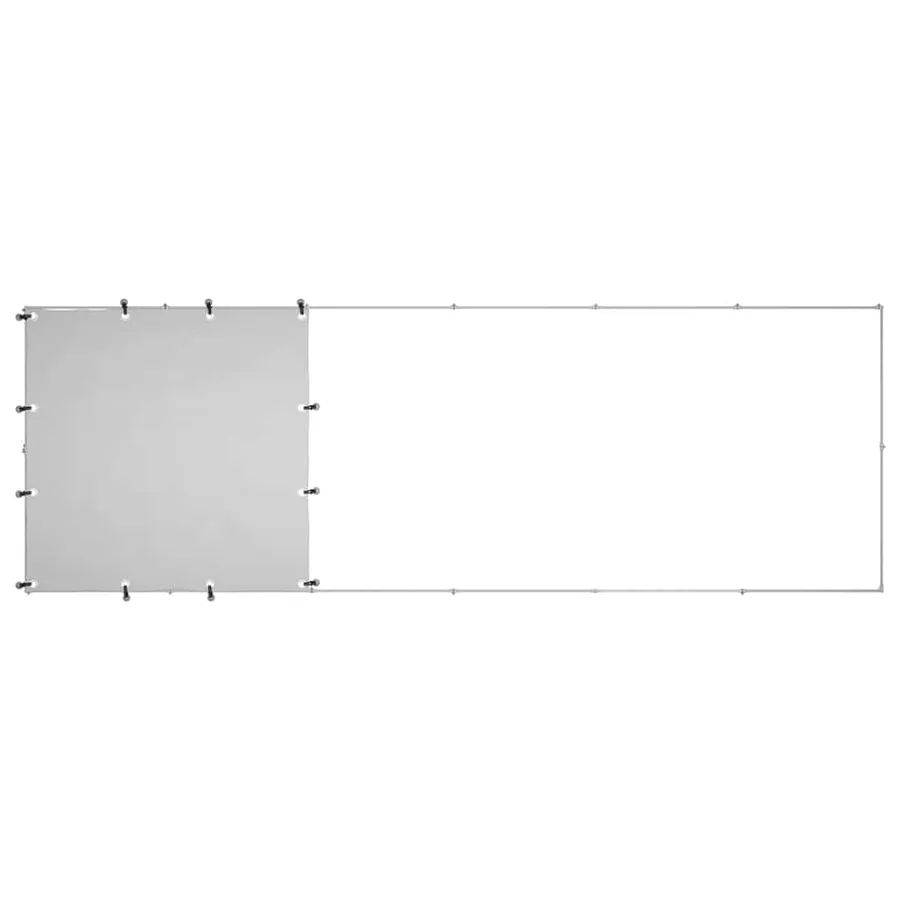 Chenil Argenté 330x110x110 cm Acier - 6