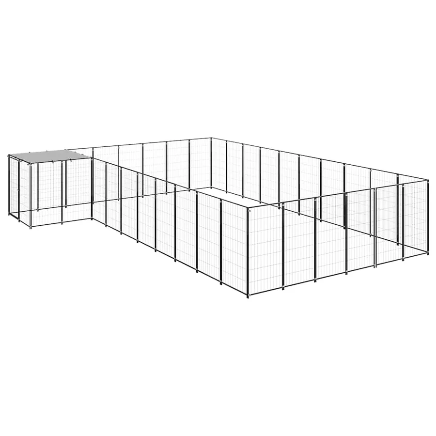 Chenil Noir 19,36 m² Acier - 2