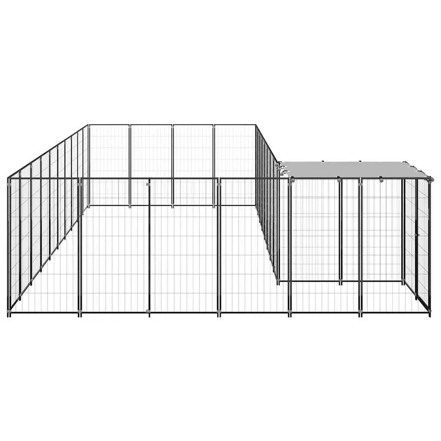 Chenil Noir 19,36 m² Acier - 3