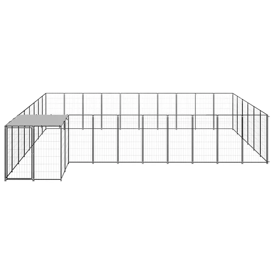 Chenil Noir 19,36 m² Acier - 4