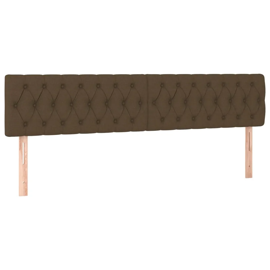 Sommier à lattes de lit avec matelas Marron foncé 200x200 cm - 6