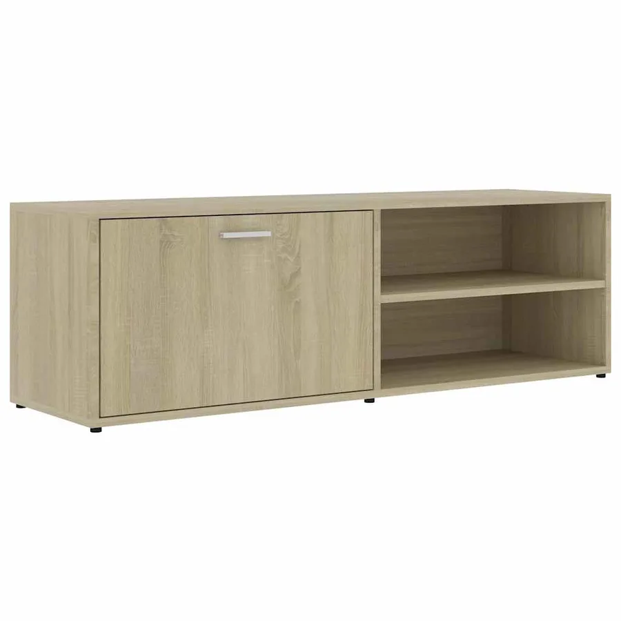 Meuble TV Chêne sonoma 120x34x37 cm Bois d’ingénierie - 2