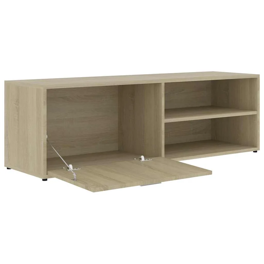 Meuble TV Chêne sonoma 120x34x37 cm Bois d’ingénierie - 7