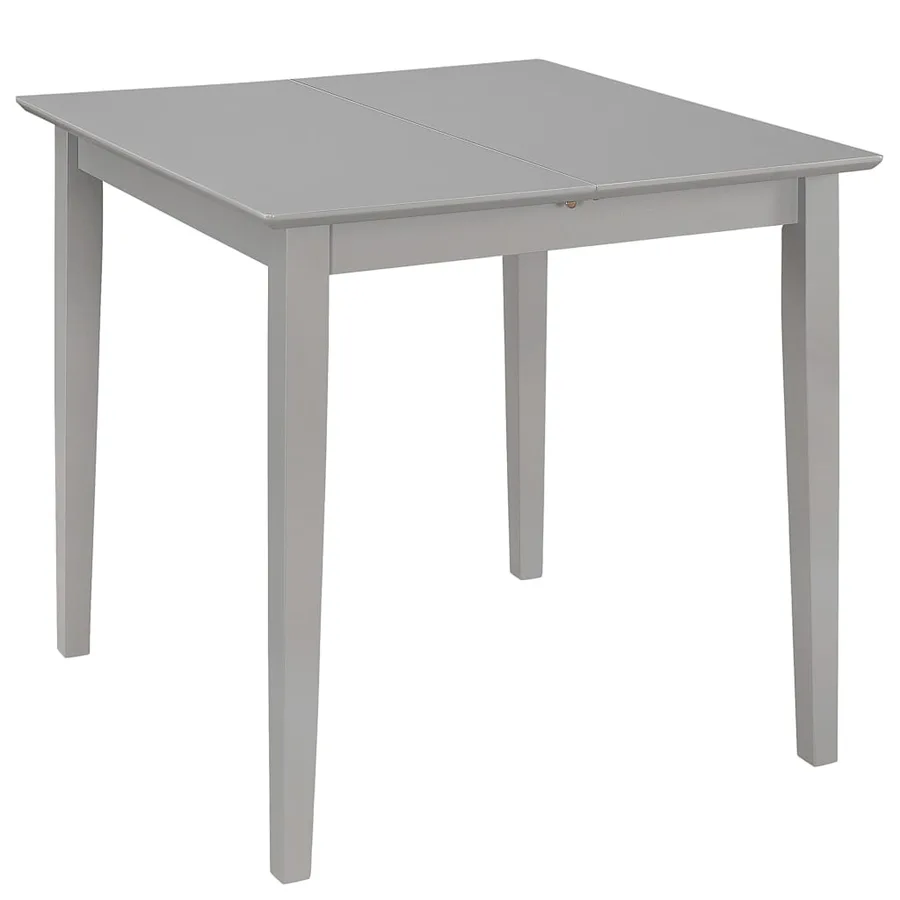 Table à dîner extensible Gris (80-120) x 80 x 74 cm MDF - 3