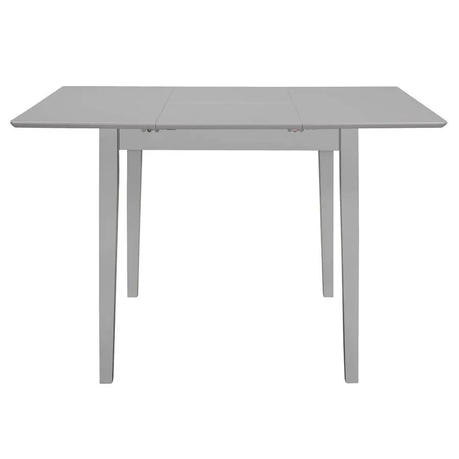 Table à dîner extensible Gris (80-120) x 80 x 74 cm MDF - 4