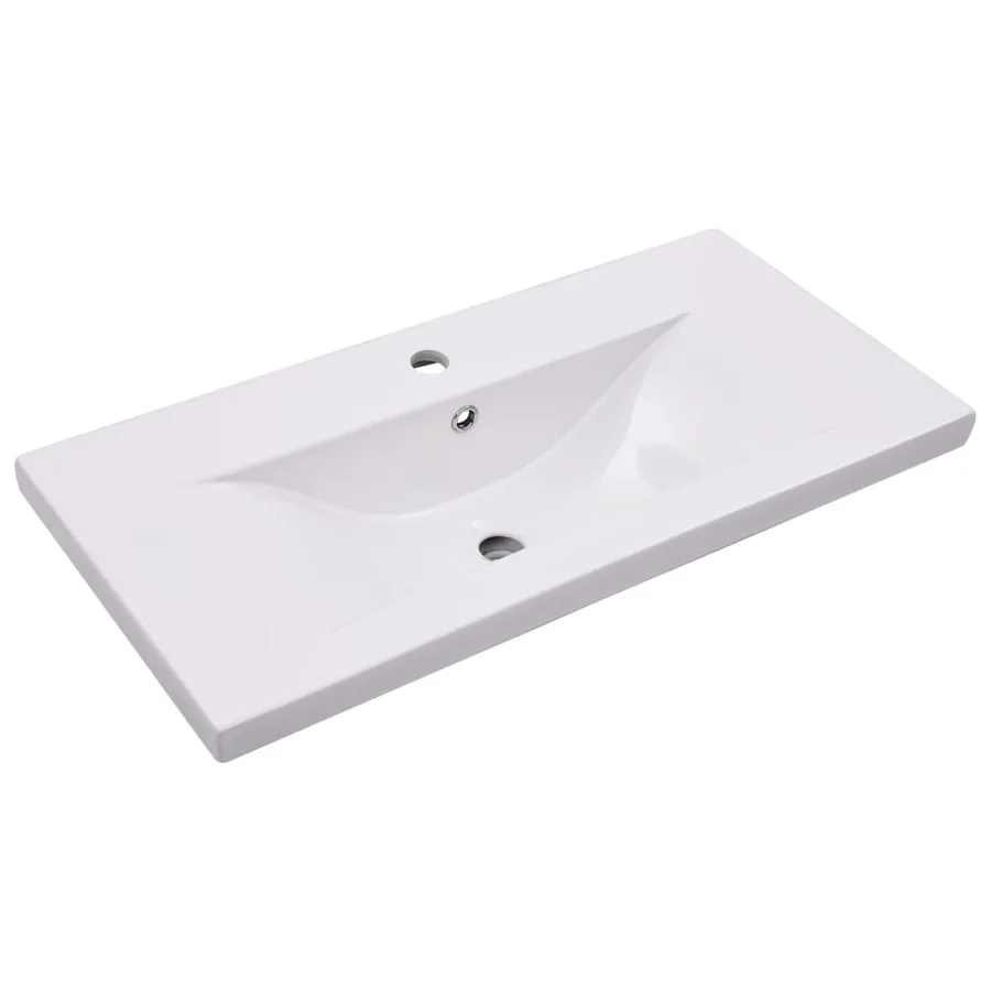 Armoire d'évier avec lavabo intégré Noir Aggloméré - 12