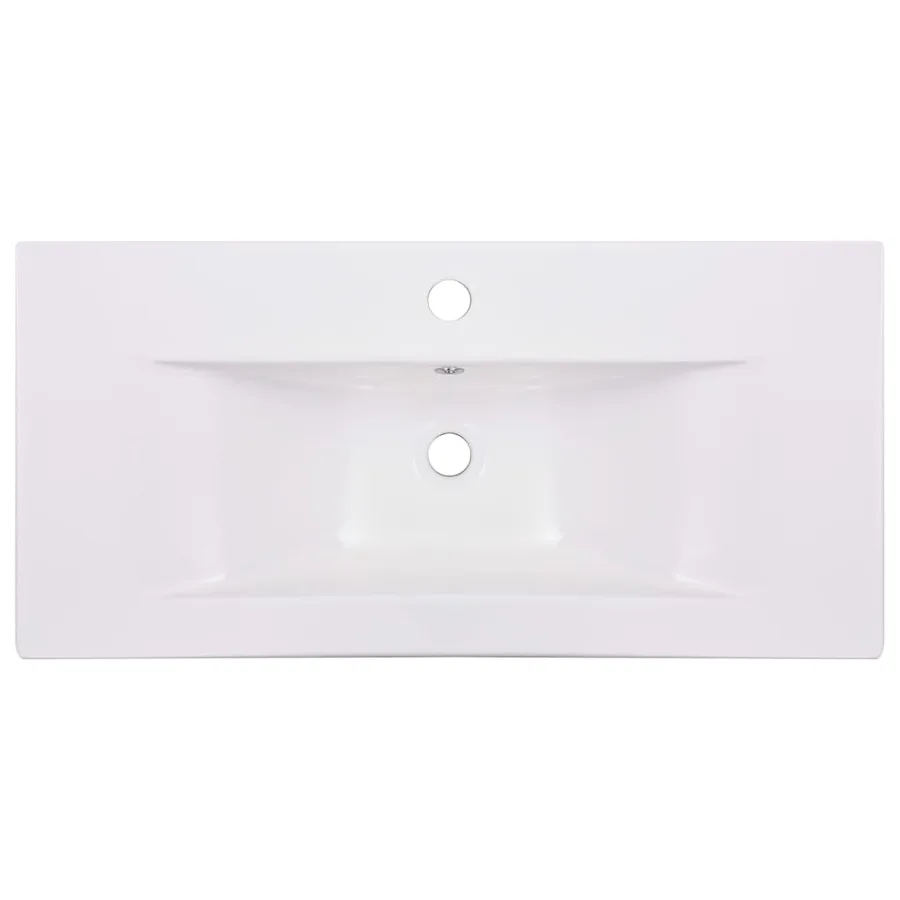 Armoire d'évier avec lavabo intégré Noir Aggloméré - 14