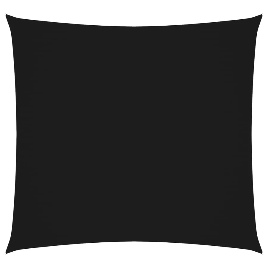 Voile de parasol tissu oxford carré 6x6 m noir - 2