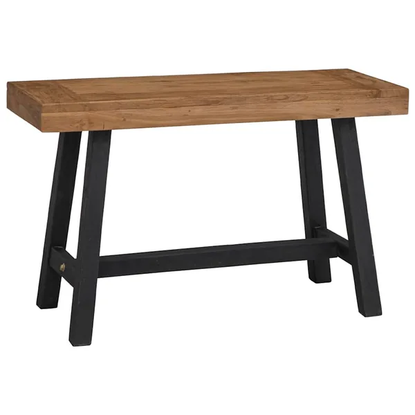Banc 110 cm Bois massif de teck