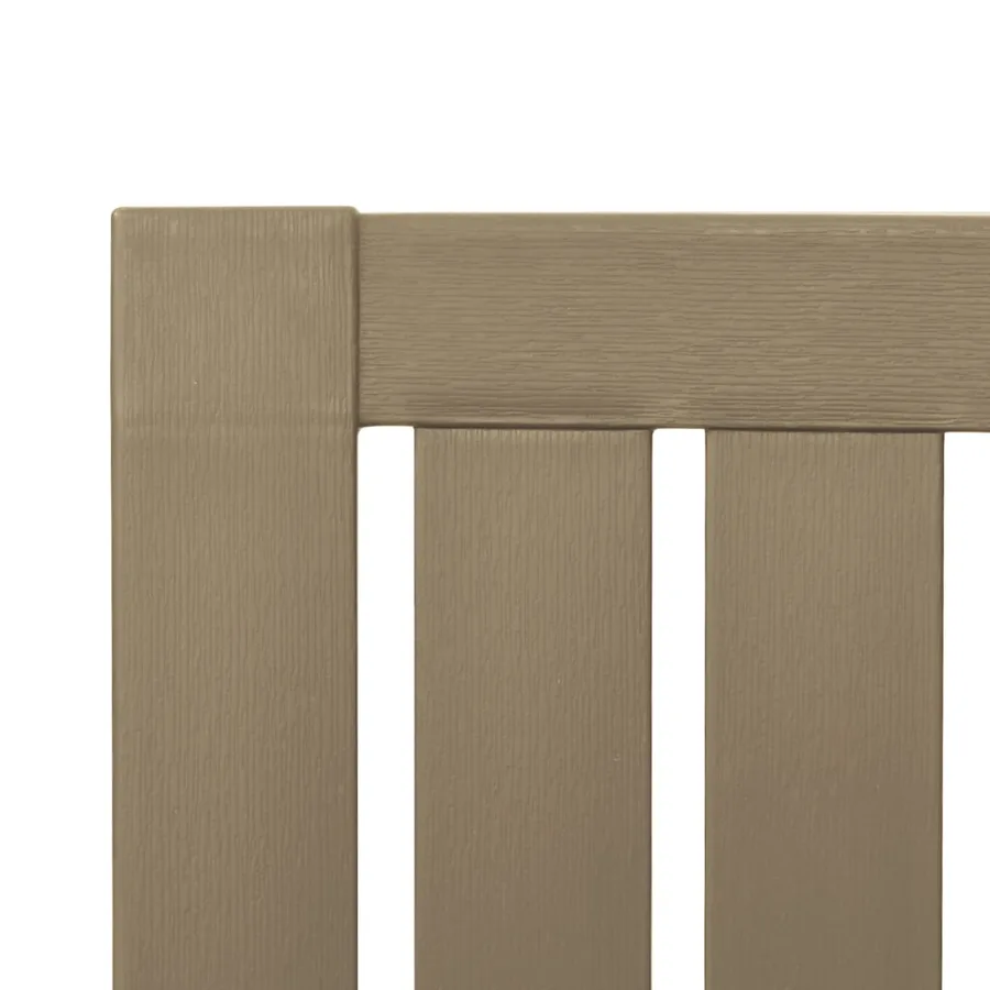 Chaise de jardin Adirondack marron clair polypropylène - 6