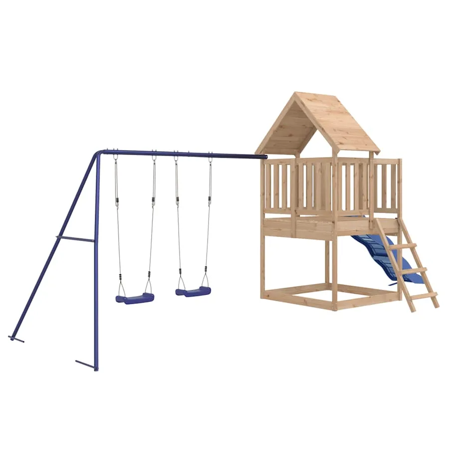 Aire de jeux d'extérieur bois de pin massif - 2