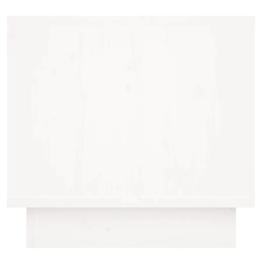 Tables de chevet 2 pcs Blanc 35x34x32 cm Bois de pin solide - 8