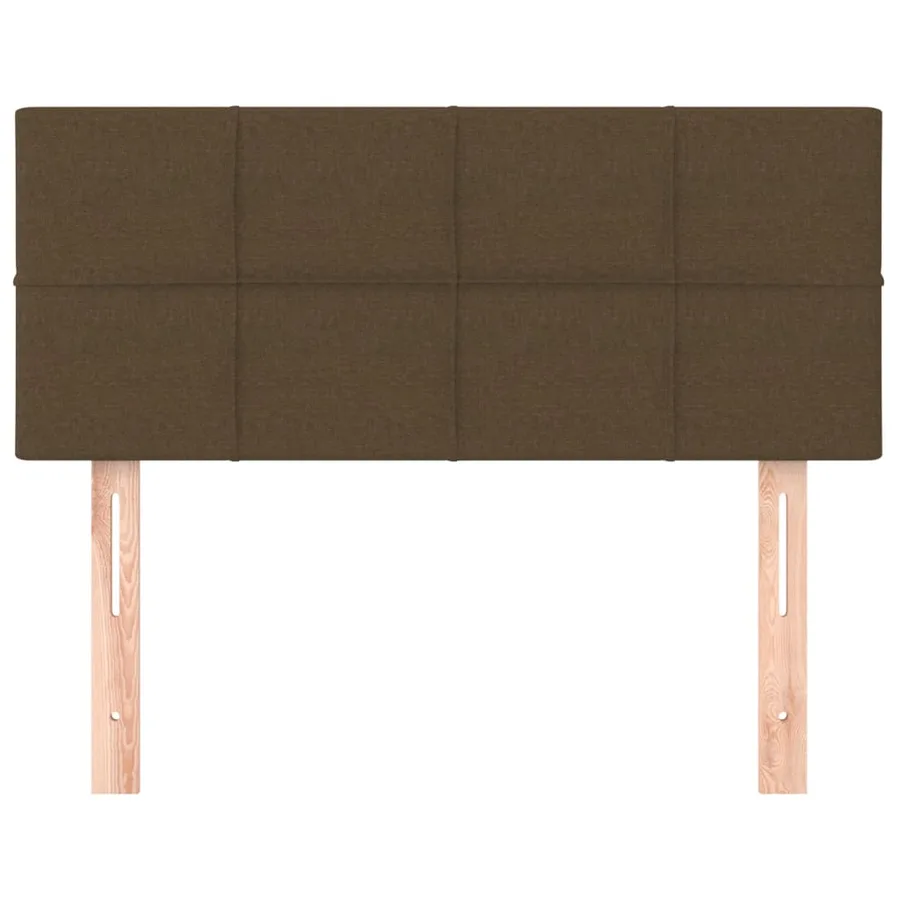 Tête de lit Marron Foncé 80x5x78/88 cm Tissu - 3