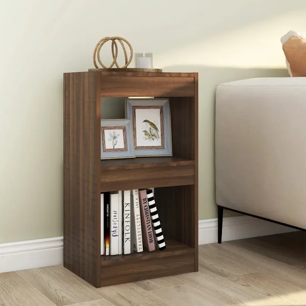 Bibliothèque/Séparateur de pièce Chêne Marron 40x30x72 cm