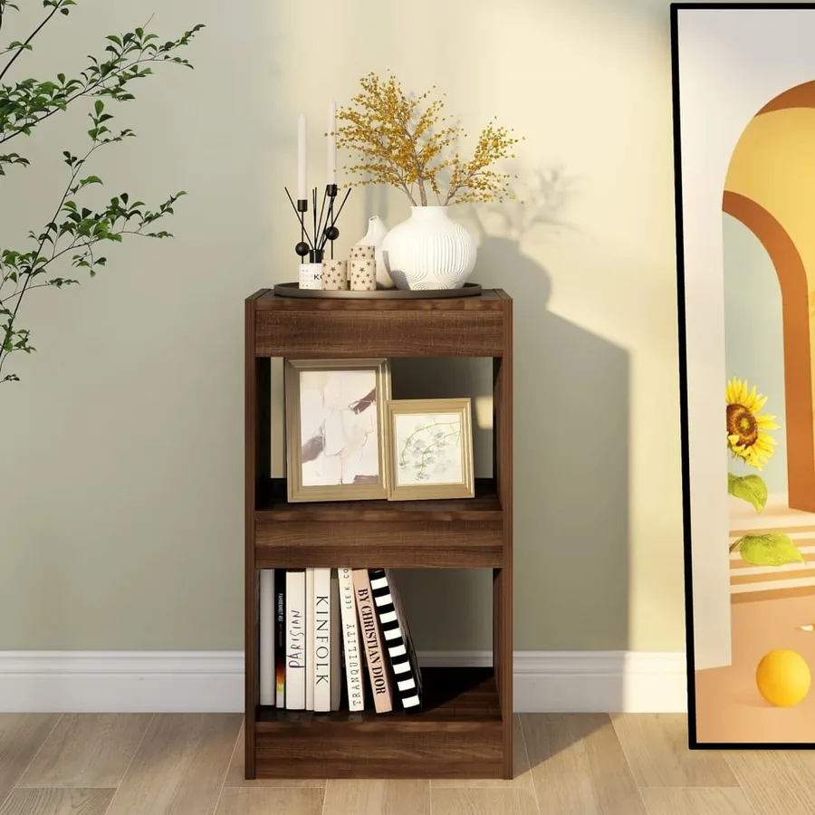 Bibliothèque/Séparateur de pièce Chêne Marron 40x30x72 cm - 5