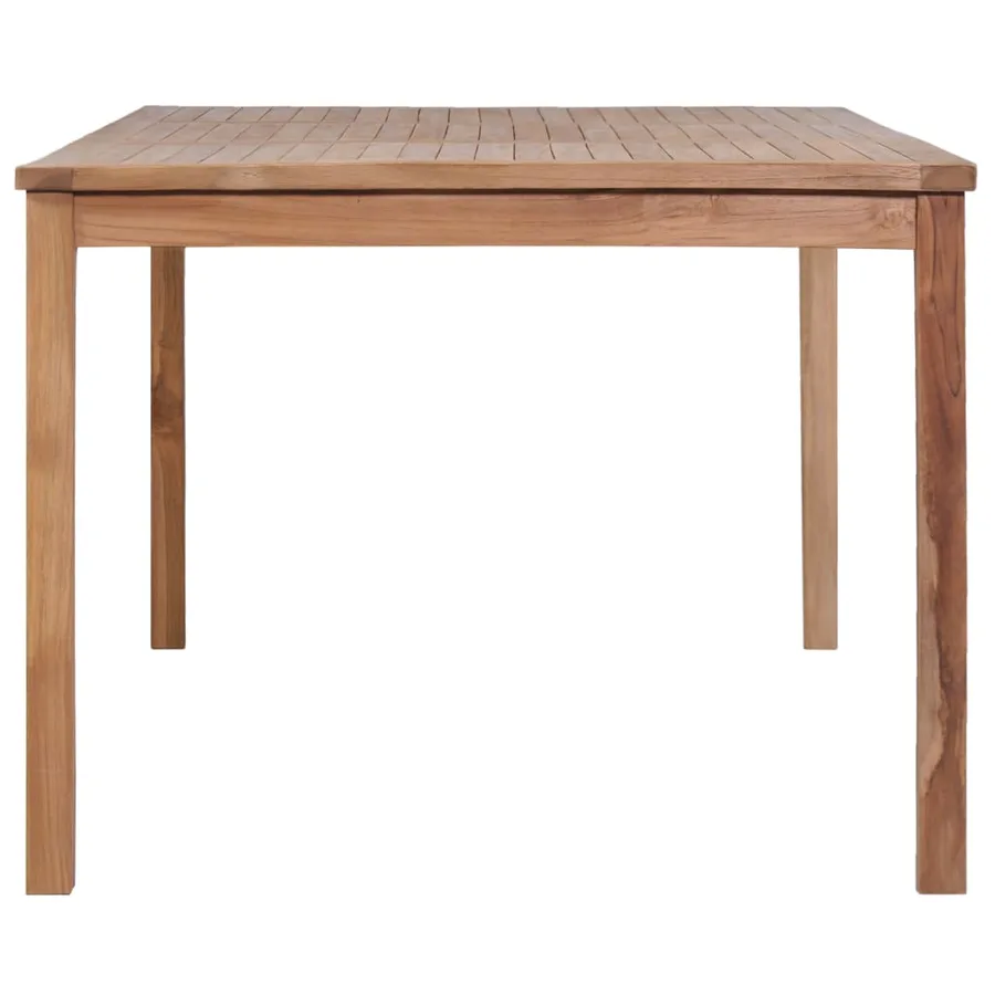 Ensemble de salle à manger de jardin 9 pièces 200 x 100 cm en bois de teck massif - 10