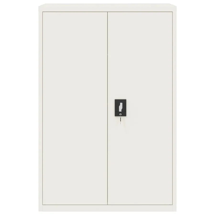 Classeur blanc 90x40x180 cm acier - 8