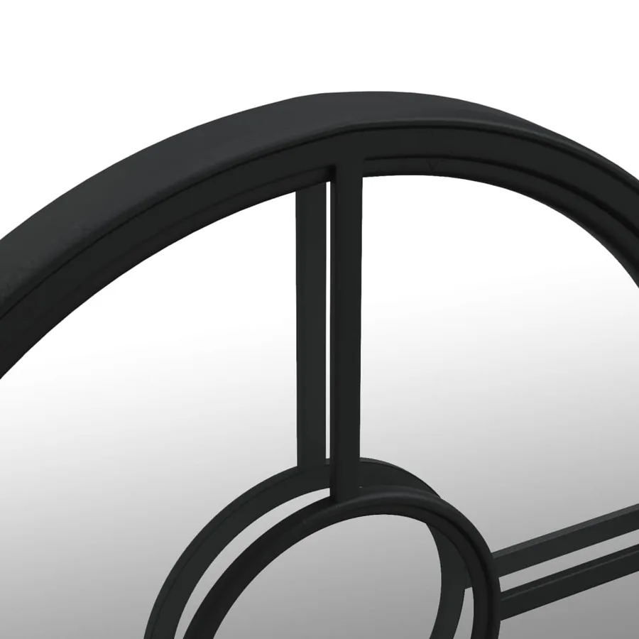 Miroir Noir 40x4 cm Fer pour utilisation à l'intérieur - 5