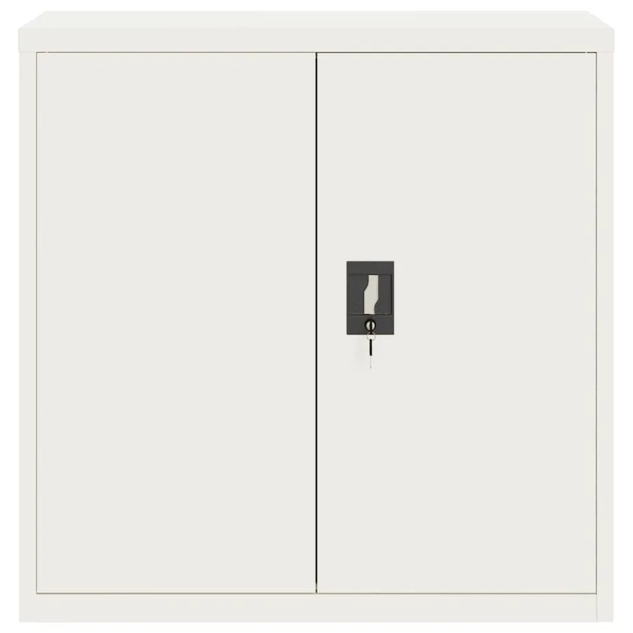 Classeur blanc 90x40x130 cm acier - 8