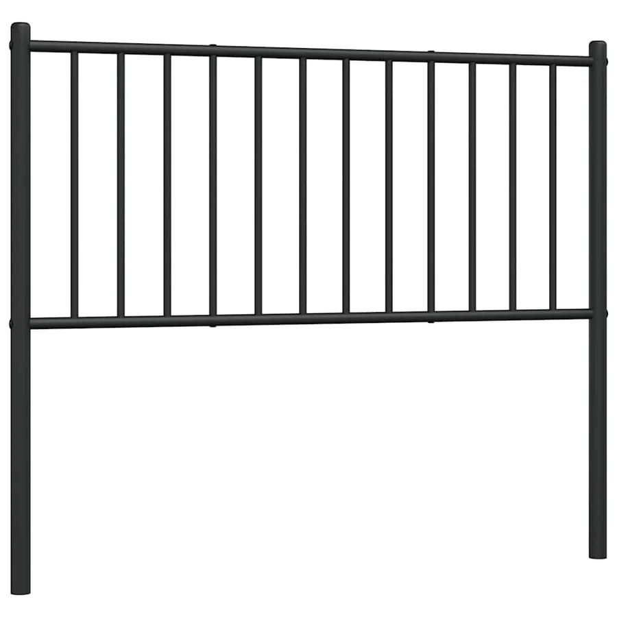 Tête de lit de remplacement métal noir 100 cm - 5