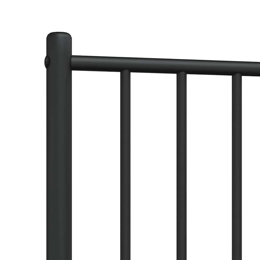 Tête de lit de remplacement métal noir 100 cm - 7