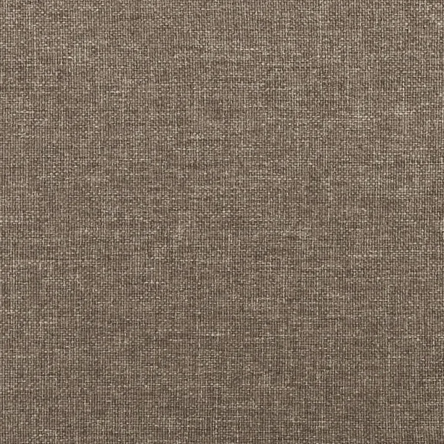 Cadre de lit sans matelas taupe 80x200 cm tissu - 11