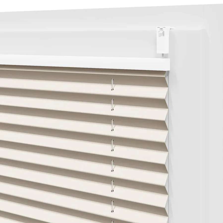 Store plissé 90x200 cm Crème - 7