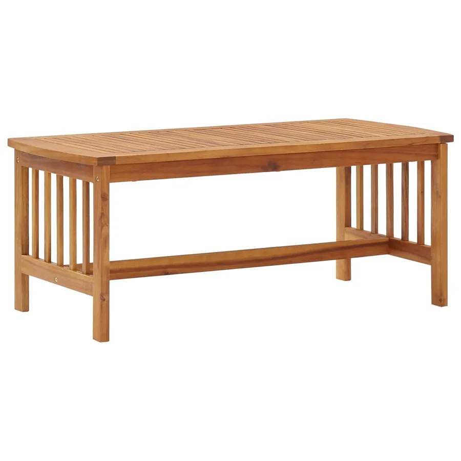 Salon de jardin 5 pcs Bois d'acacia solide - 2