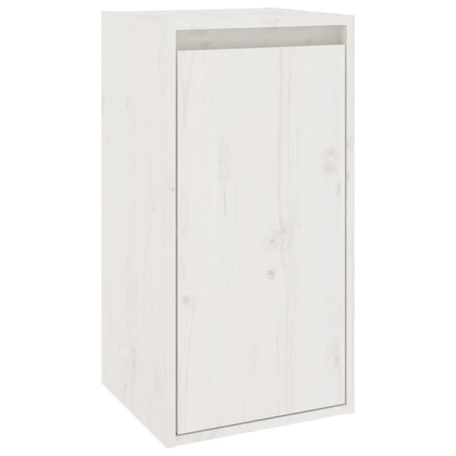 Meubles TV 4 pcs Blanc Bois massif de pin - 7