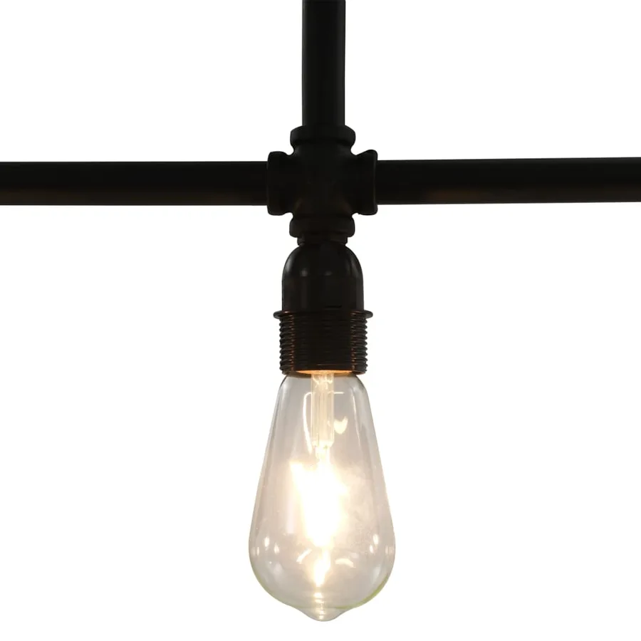 Plafonnier Noir 3 ampoules E27 - 4