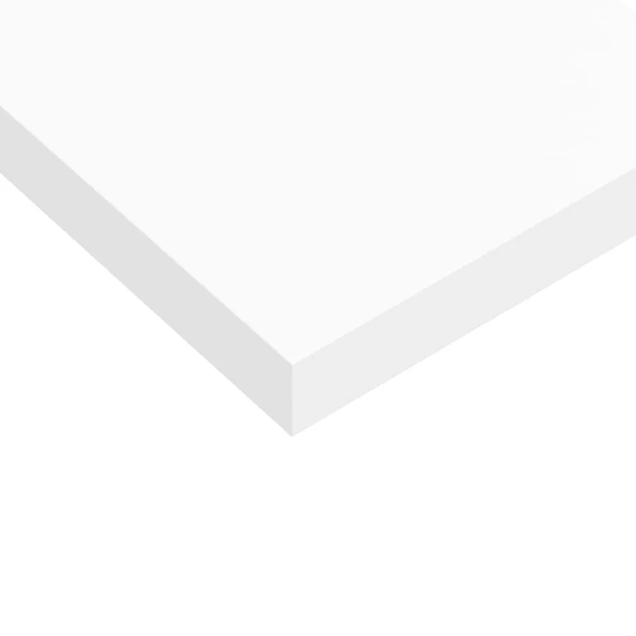 Étagères murales flottantes 2 pcs blanc 60x23,5x3,8 cm MDF - 12