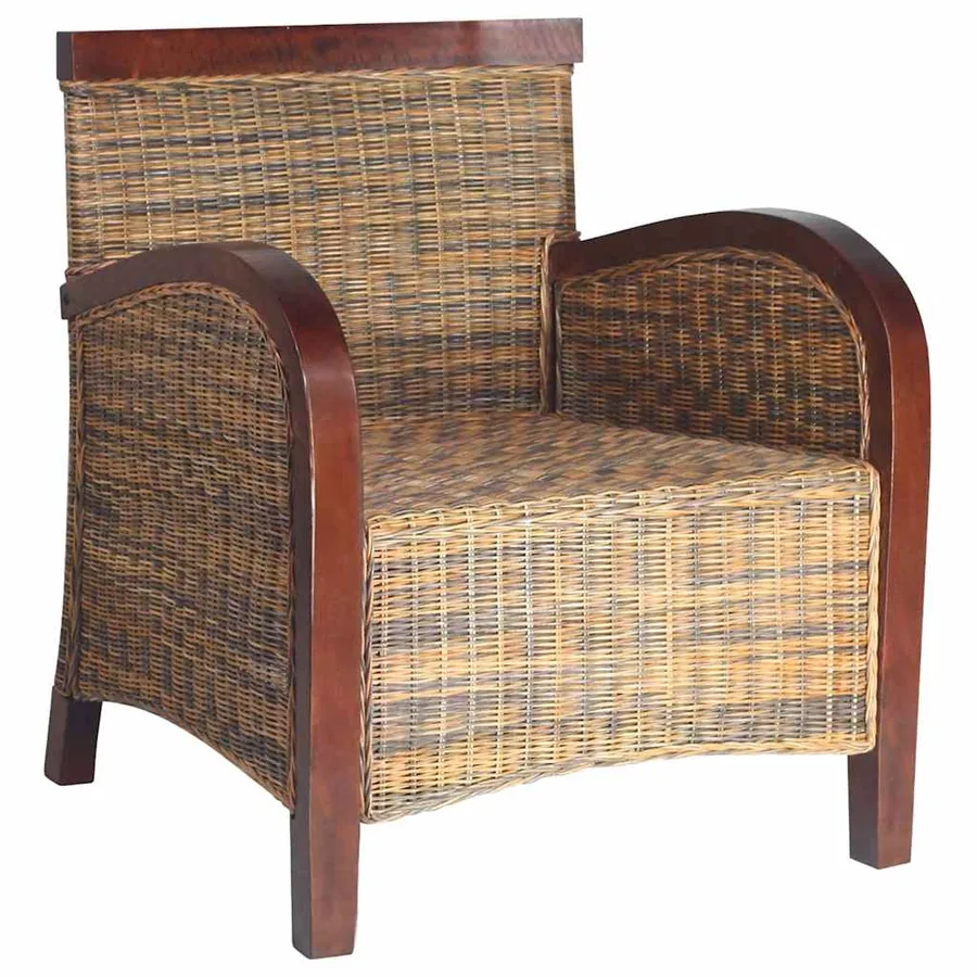 Fauteuil Rotin tissé à la main