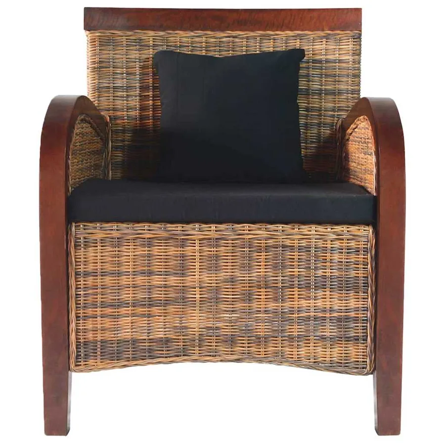 Fauteuil Rotin tissé à la main - 2